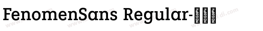 FenomenSans Regular字体转换